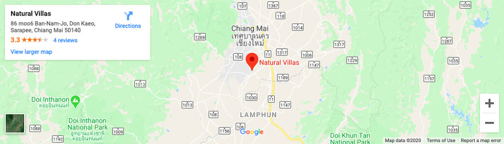 Chiang Mai Luxury Private Pool Villa | Google Maps Location Image