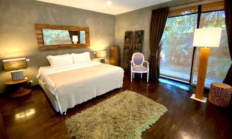 Chiang Mai Luxury Private Pool Villa | Downstairs Master Bedroom Photo