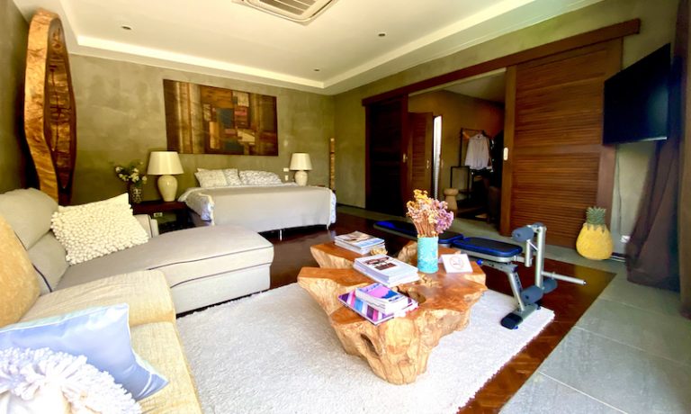 Chiang Mai Luxury Private Pool Villa | Upstairs Master Bedroom Photo